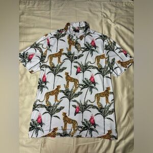 BRAND NEW Bad Birdie Golf Polo - Size XL - Wildlife Pattern